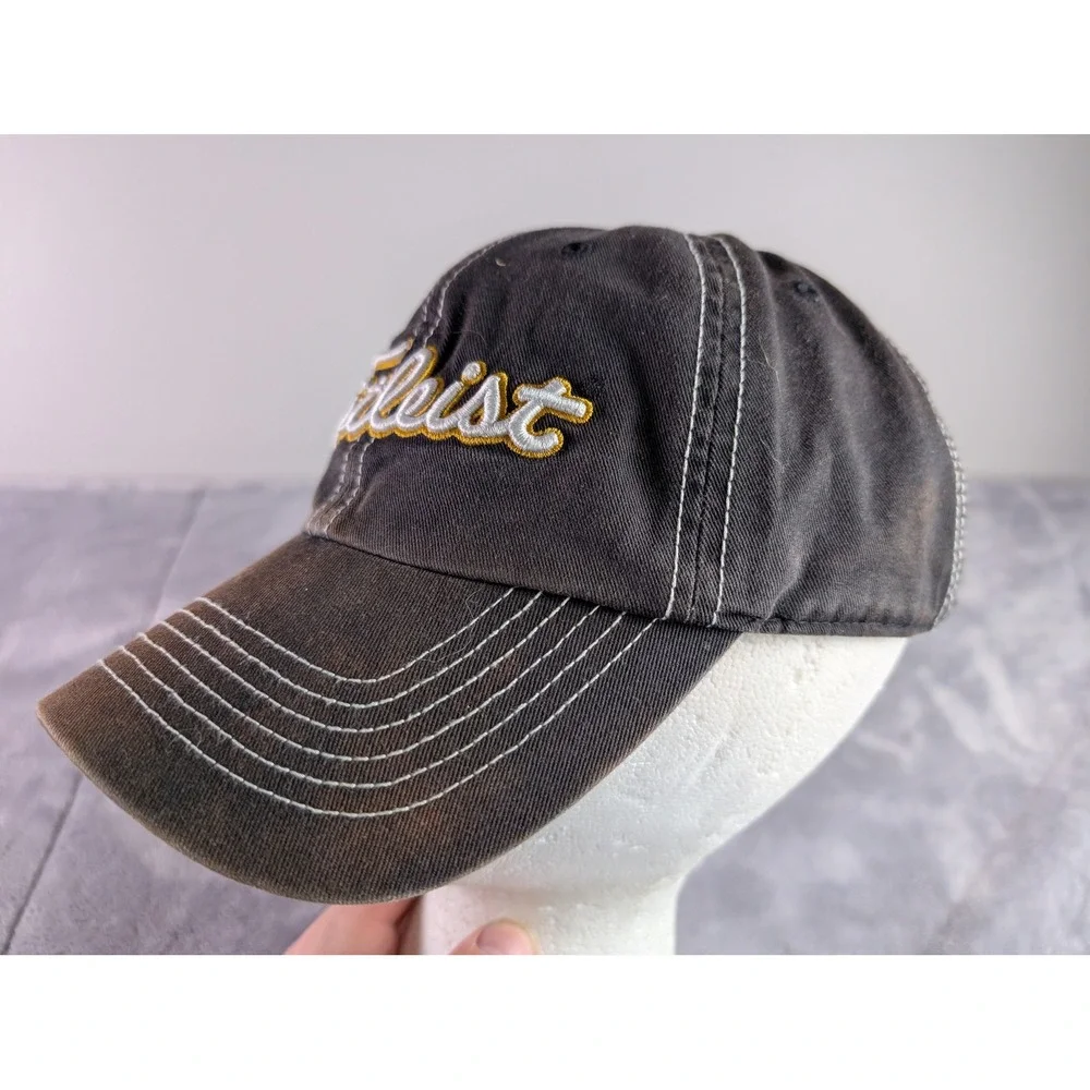 Titleist Missouri Tigers Golf Hat Faded Black Adjustable Strapback Cap - Picture 2 of 12